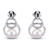 Sterling Silver Freshwater Pearl Earring