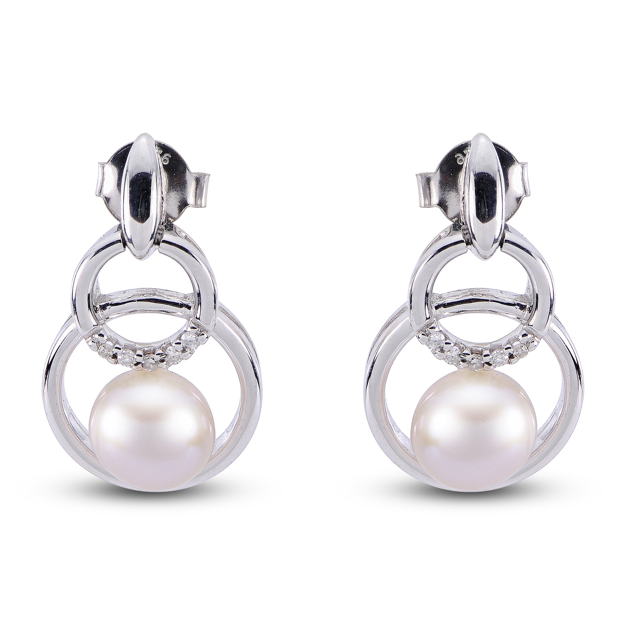 Sterling Silver Freshwater Pearl Earring