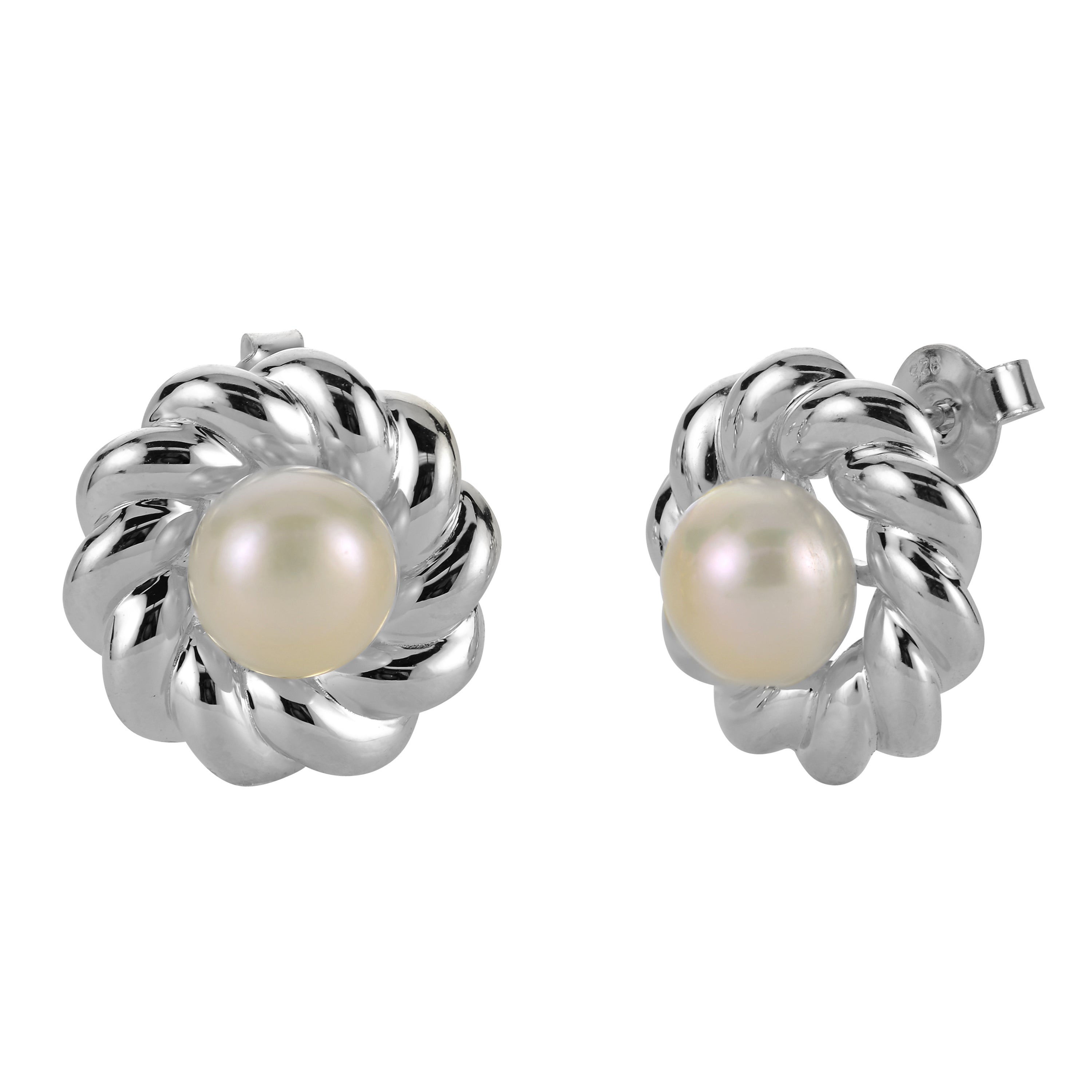Sterling Silver Freshwater Pearl Earring