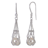 Sterling Silver Freshwater Pearl Earring
