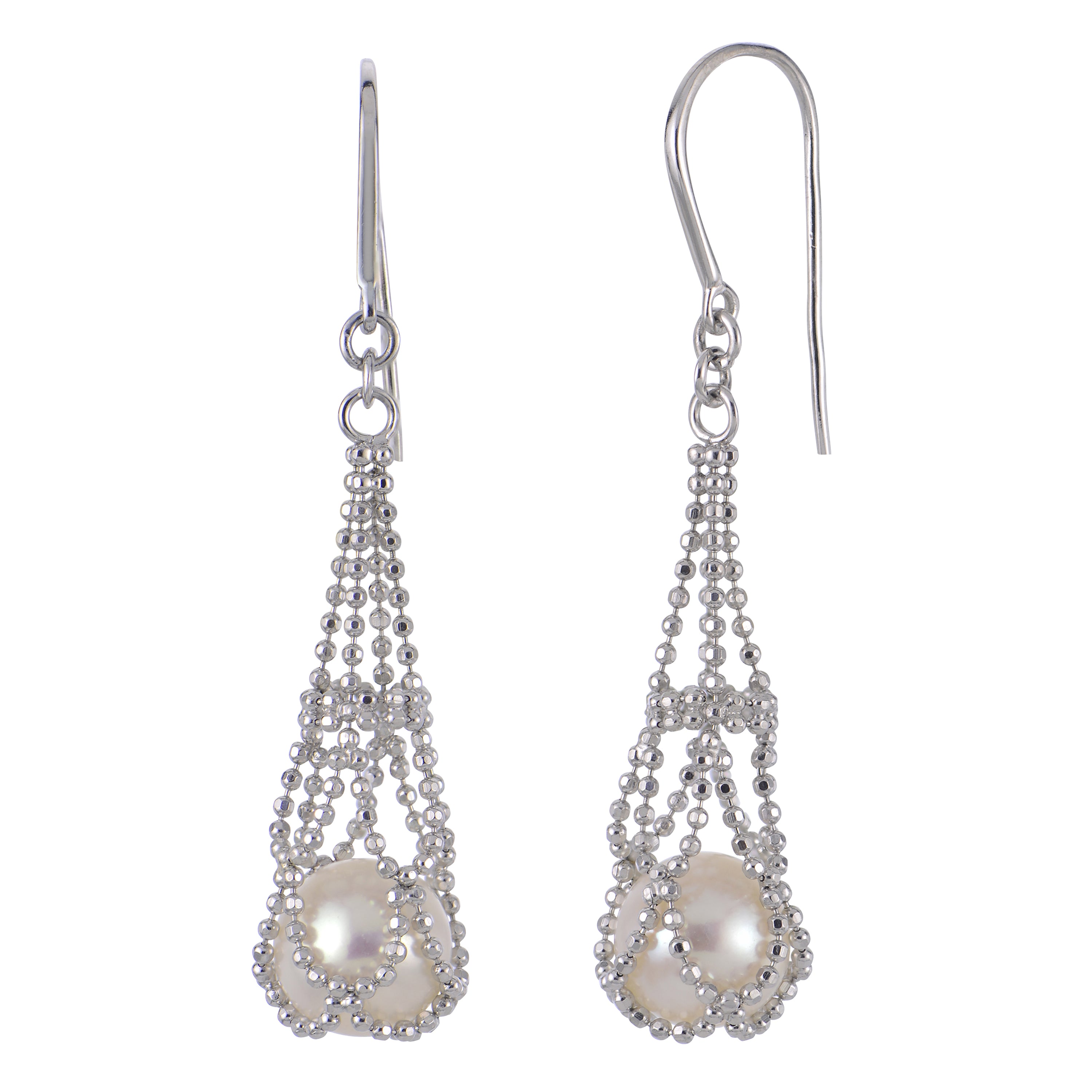 Sterling Silver Freshwater Pearl Earring