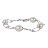 Sterling Silver Freshwater Pearl Bracelet