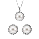 Sterling Silver Freshwater Pearl Set (3 Pack)