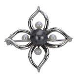 Sterling Silver Freshwater Pearl Brooch
