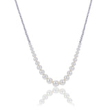 Freshwater Pearl Brilliance Bead Graduated Necklace