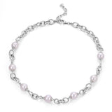 Sterling Silver Freshwater Pearl Necklace