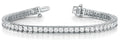 Multi-Diamond Fashion Line Bracelet