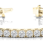 14K Yellow Gold 1.5ctw Diamond Line Bracelet