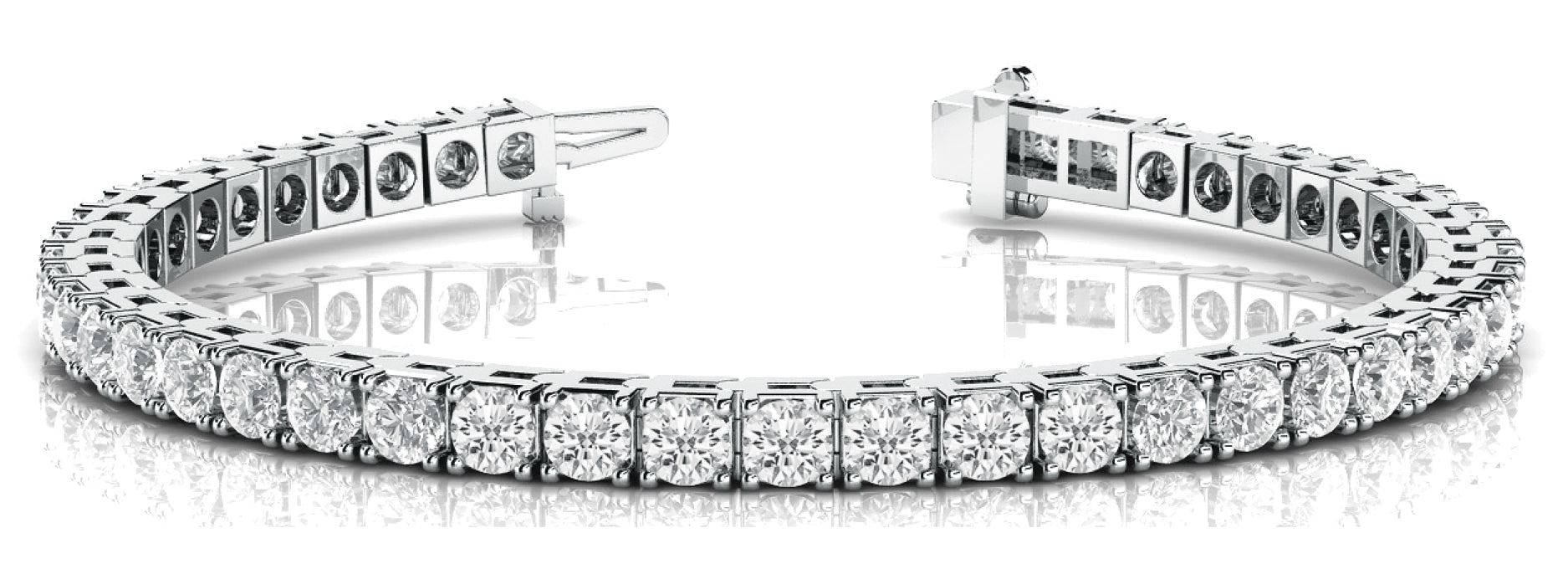 18K White Gold 1.5 CT Diamond Tennis Bracelet