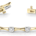 14K Yellow Gold 3/4 CT Diamond Fashion Bracelet