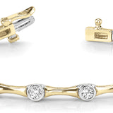 14K Yellow Gold 3/4 CT Diamond Fashion Bracelet