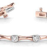 14K Rose Gold Diamond Fashion Bracelet