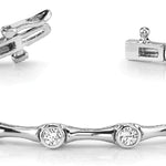 14 Stone Round Diamond Fashion Bracelet