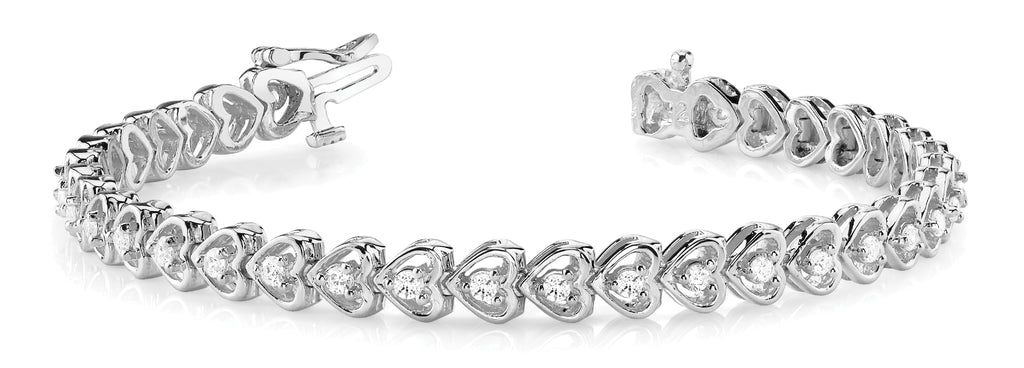 Diamond Line Fashion Bracelet