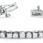 Multi-Diamond Fashion Tennis Bracelet