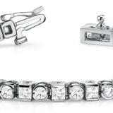 Multi-Diamond Fashion Tennis Bracelet