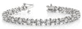 Diamond Round In Line Bracelet