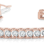 14K Rose Gold Diamond Tennis Bracelet