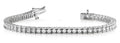 Round Diamond Tennis Line Bracelet