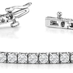 Multi-Diamond Line Fashion Bracelet