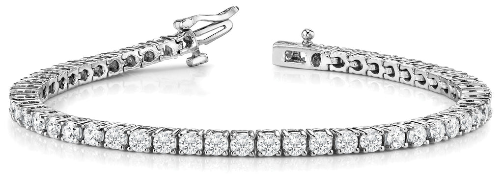 14K White Gold 10.38ct Diamond Fashion Bracelet