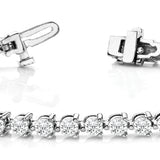 Multi-Diamond Line Fashion Bracelet