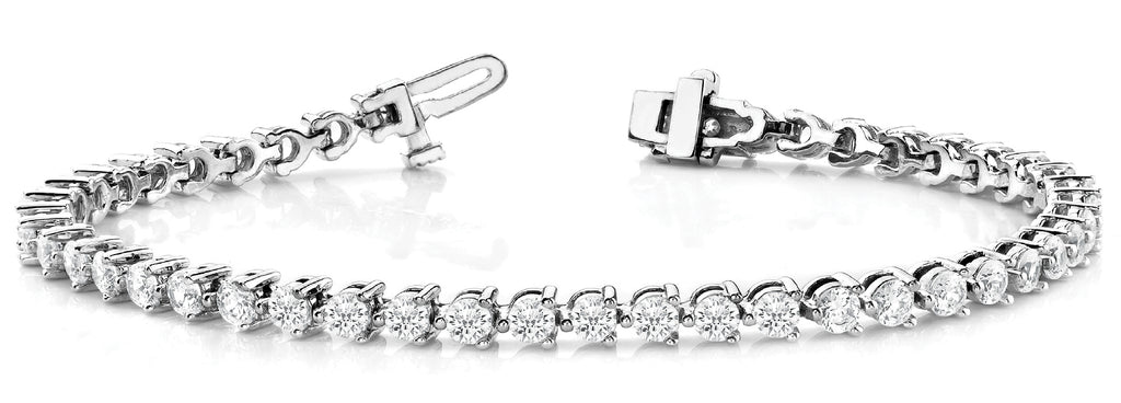 14K White Gold Diamond Fashion Bracelet