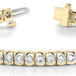 14K Yellow Gold Diamond Fashion Bracelet