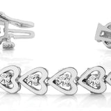 6-Stone Round Diamond Line Bracelet