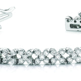 Multi-Diamond Fashion Tennis Bracelet