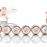 Rose Gold Diamond Tennis Bracelet | 1 CTW