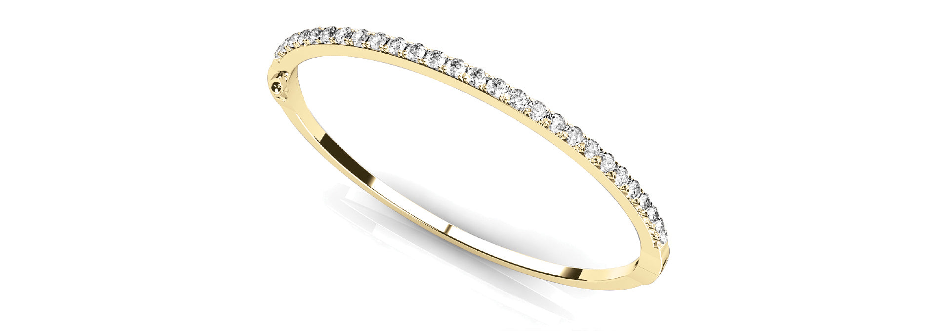 18K Yellow Gold Diamond Fashion Bracelet