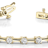 14K Yellow Gold 1ctw Round Diamond Fashion Bracelet