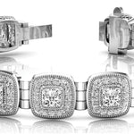 Multi-Diamond Fashion Tennis Bracelet