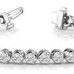 Multi-Diamond Line Fashion Bracelet