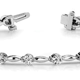 Multi-Diamond Fashion Tennis Bracelet