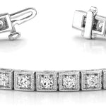 Vintage 47-Diamond Classic Tennis Bracelet