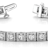 Vintage 47-Diamond Classic Tennis Bracelet