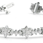 Multi-Diamond Fashion Tennis Bracelet