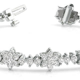 Multi-Diamond Fashion Tennis Bracelet
