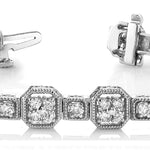 Vintage Round Diamond Multi-Stone Bracelet
