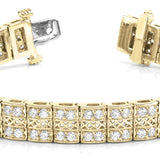 14K Yellow Gold 2.25 CT Diamond Line Bracelet