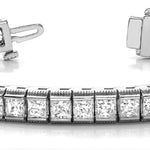 51 Square Diamond Tennis Bracelet
