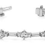 Multi-Diamond Fashion Tennis Bracelet