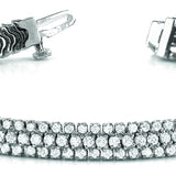 Multi Row Diamond Fashion Bracelet