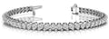 Round Diamond Tennis Line Bracelet