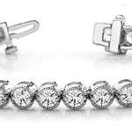 Vintage Round Diamond Tennis Bracelet