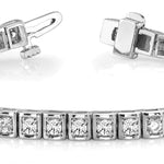 Round Diamond Tennis Bracelet | Multi-Gold Options