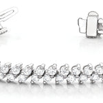 Multi-Row Diamond Fashion Bracelet