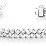 Multi-Row Diamond Fashion Bracelet